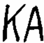 Indiscernible: monogram (Read as: KA)