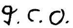 Indiscernible: monogram (Read as: JCO)