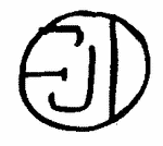 Indiscernible: monogram, symbol or oriental (Read as: EJD, FJD)