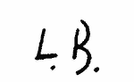 Indiscernible: monogram (Read as: LB)