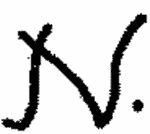 Indiscernible: monogram (Read as: N, NV)
