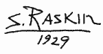 Indiscernible (Read as: S. RASKIN)