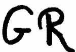 Indiscernible: monogram (Read as: GR)