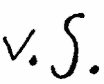 Indiscernible: monogram (Read as: VS)