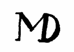 Indiscernible: monogram (Read as: MD)