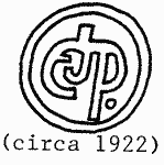 Indiscernible: monogram, symbol or oriental (Read as: EJP)