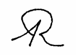 Indiscernible: monogram (Read as: R, AR, A, RA)