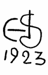 Indiscernible: monogram, symbol or oriental (Read as: CS, ED, ES)