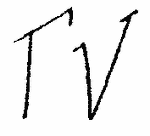 Indiscernible: monogram (Read as: FV)