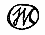 Indiscernible: monogram, symbol or oriental (Read as: JVC, M, JW, JWC)