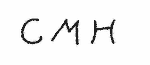 Indiscernible: monogram (Read as: CMH)