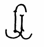 Indiscernible: monogram (Read as: LJ, JL, CJ, JC)