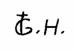 Indiscernible: monogram (Read as: GH, TGH, GTH)