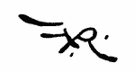Indiscernible: monogram, illegible, symbol or oriental (Read as: FR  )