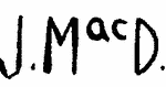 Indiscernible: monogram (Read as: JMACD)