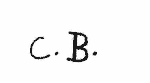 Indiscernible: monogram (Read as: CB)