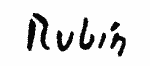 Indiscernible (Read as: RUBIN, RULIN)