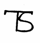 Indiscernible: monogram (Read as: TS)