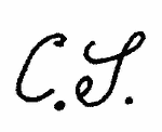Indiscernible: monogram (Read as: CS, CJ)