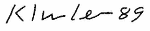 Indiscernible: illegible (Read as: KLULE)