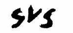 Indiscernible: monogram (Read as: GVS, SVS)