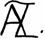 Indiscernible: monogram (Read as: AZ)