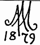 Indiscernible: monogram (Read as: AAA, AM)