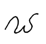 Indiscernible: monogram, illegible (Read as: AS, W)
