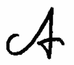 Indiscernible: monogram (Read as: JA, A)