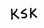 Indiscernible: monogram, hindu (Read as: KSK)