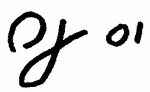Indiscernible: monogram, illegible (Read as: NJ, OJ, ND, OD)