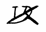 Indiscernible: monogram, symbol or oriental (Read as: IR)