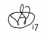 Indiscernible: monogram, symbol or oriental (Read as: AW, WA)