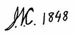 Indiscernible: monogram (Read as: JWC, JNC, WC, JV)