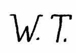 Indiscernible: monogram (Read as: WT)
