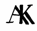 Indiscernible: monogram (Read as: AK)