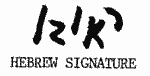 Normal: illegible (Read as: IZIK')