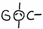 Indiscernible: monogram (Read as: GOC)