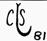Indiscernible: monogram (Read as: CJS)