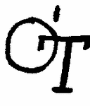 Indiscernible: monogram (Read as: OT)
