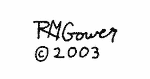 Indiscernible: monogram (Read as: R M GOWER)