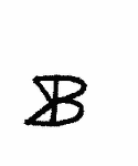 Indiscernible: monogram (Read as: KB)