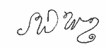 Indiscernible: monogram, illegible (Read as: SWWZ, SWWS)