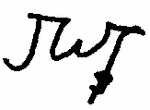 Indiscernible: monogram (Read as: JWT, JWR, JWF)