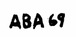 Indiscernible: monogram (Read as: ABA)