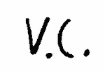 Indiscernible: monogram (Read as: VC, VL)