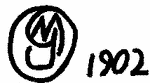 Indiscernible: monogram, symbol or oriental (Read as: GM, MG)