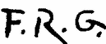 Indiscernible: monogram (Read as: FRG)