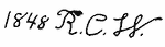 Indiscernible: monogram (Read as: RCH, RCW, RCLL)