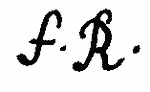 Indiscernible: monogram (Read as: FR, FFR)